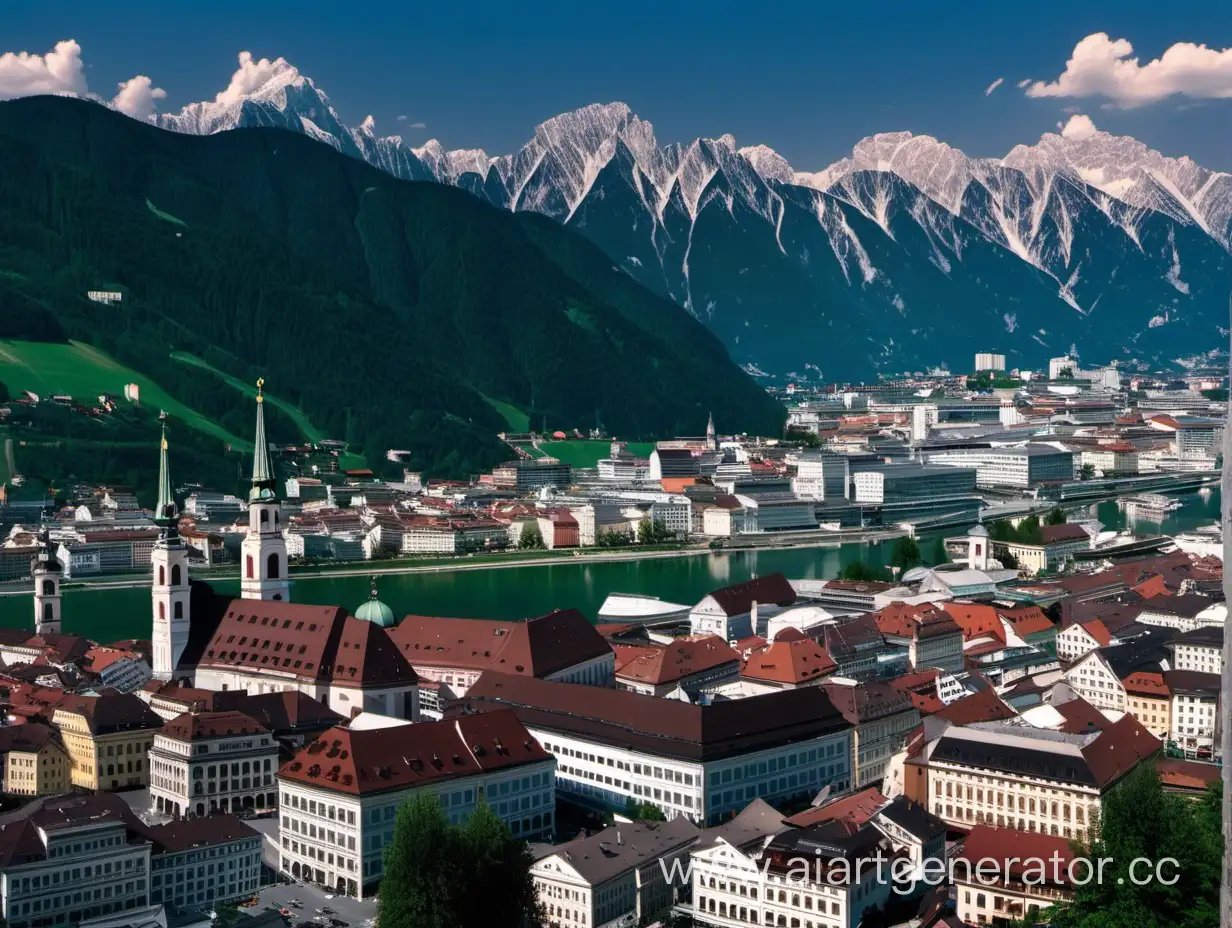 Vibrant-Marketplace-in-Austrian-Cityscape