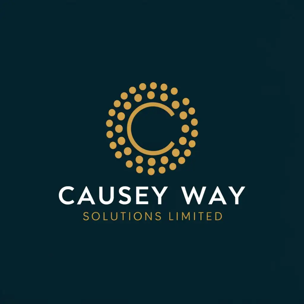 LOGO-Design-For-Causey-Way-Solutions-Limited-Modern-Tech-Elegance-with-Typography