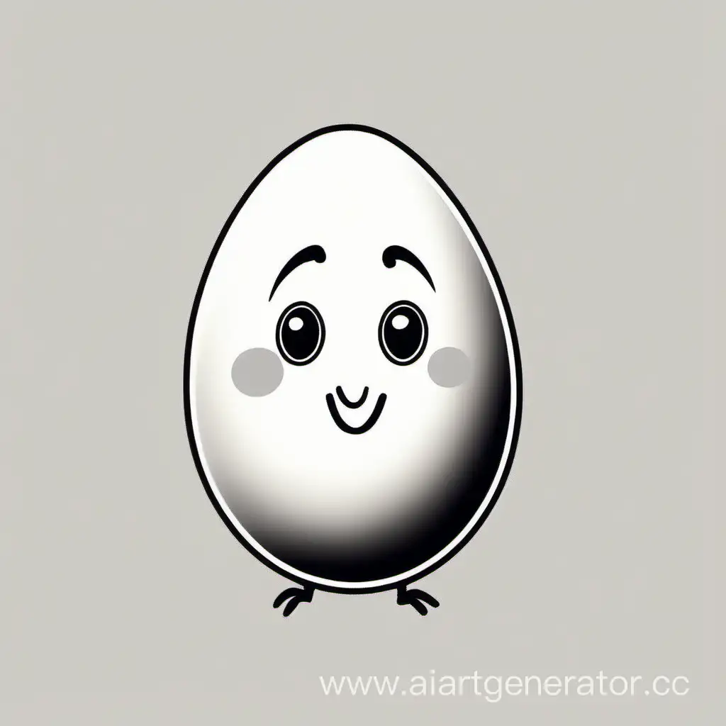 Adorable-Egg-with-a-Cute-Face-Drawing-in-Painterly-Style
