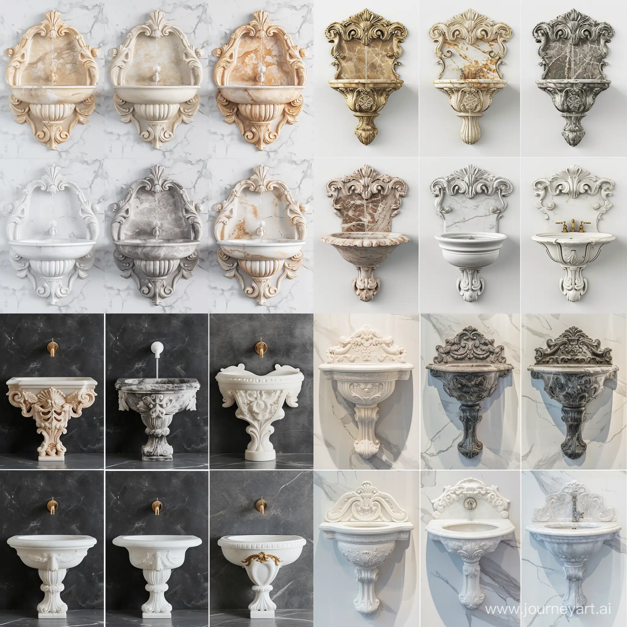 Exquisite-Baroque-Wall-Fountains-and-Rococo-Sinks-Collection