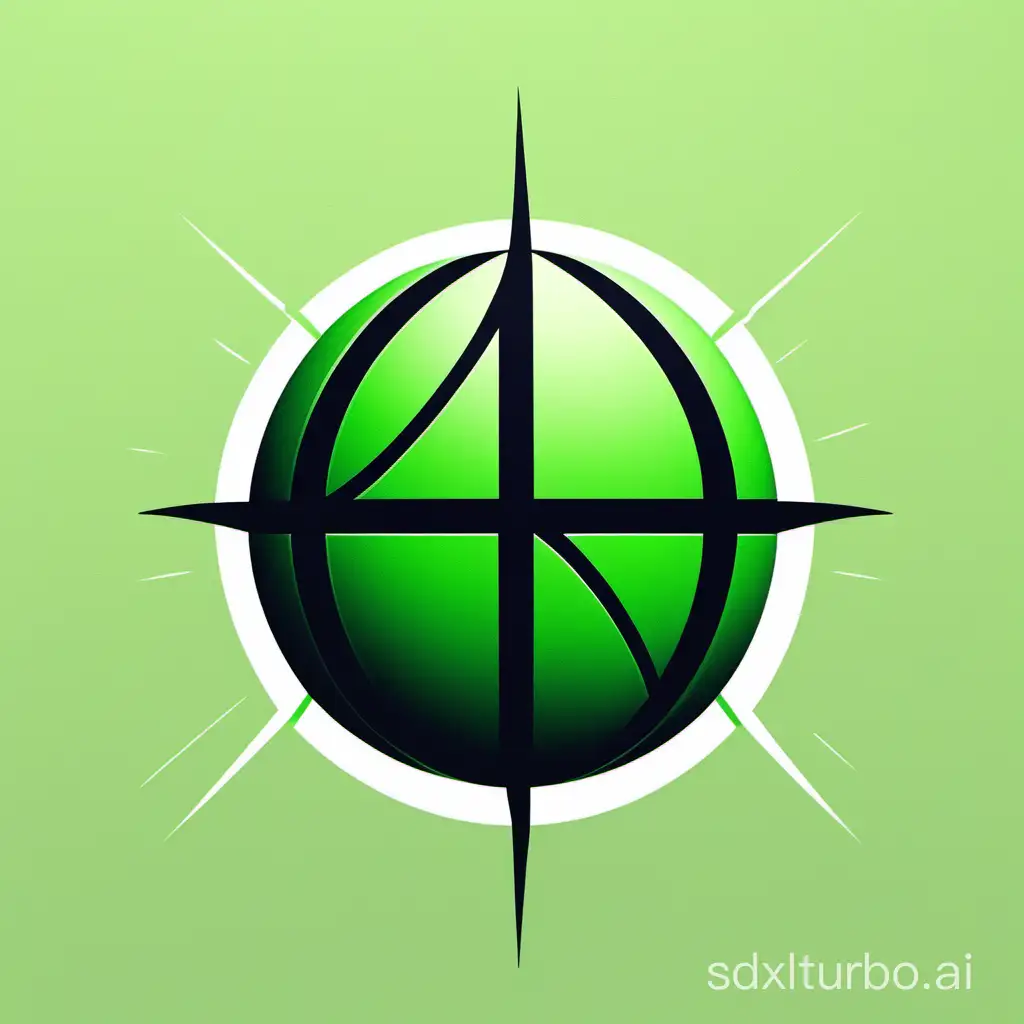 Contemporary-Sphere-Logo-with-Green-and-Black-Sections