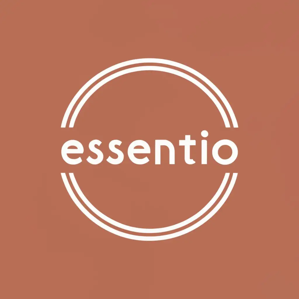 logo, Essentio, with the text "Essentio", typography, be used in Religious industry