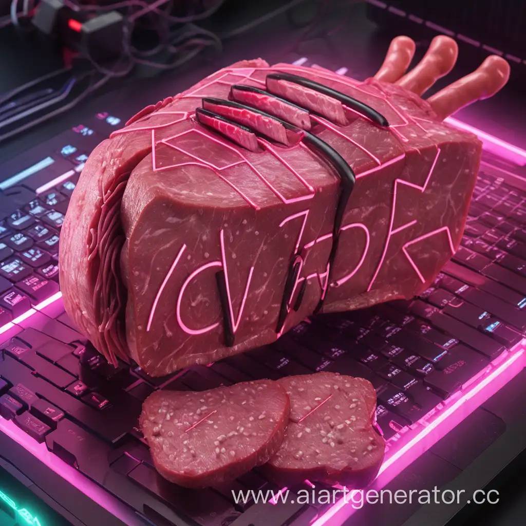 Futuristic-Cybernetic-Meat-Abstract-AI-Art