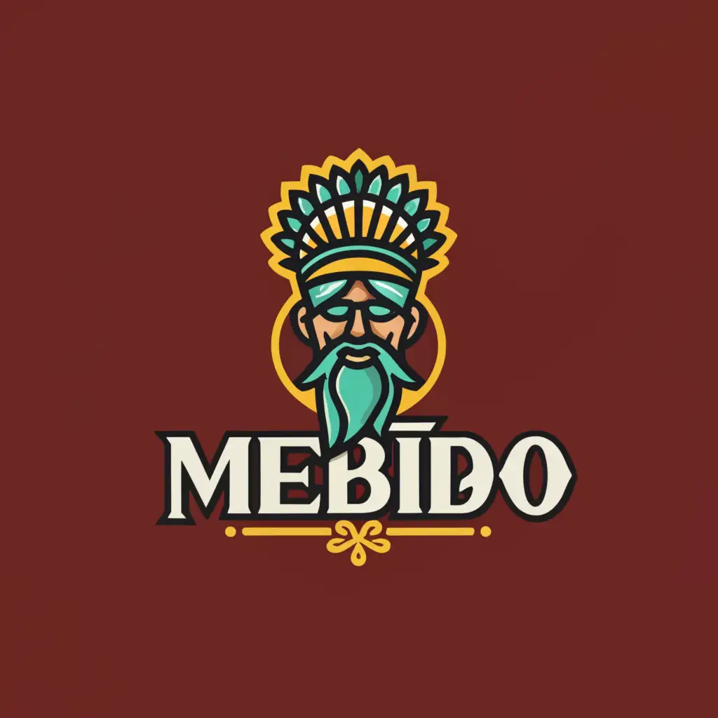 a logo design,with the text "mebido", main symbol:desi indian punk,Moderate,be used in Events industry,clear background