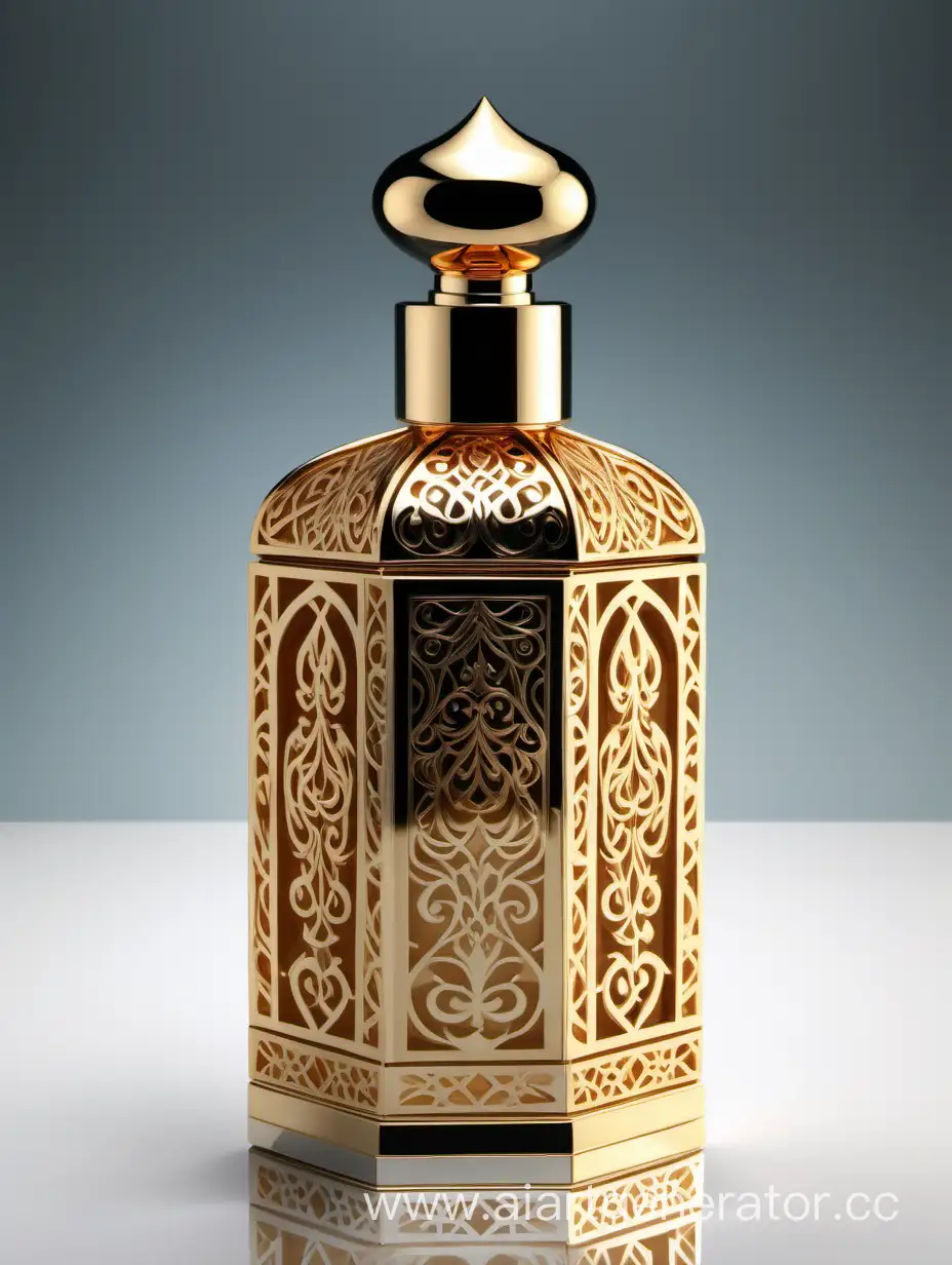 Exquisite-Luxury-Perfume-with-Arabic-Calligraphic-Ornamental-Long-DoubleHeight-Cap
