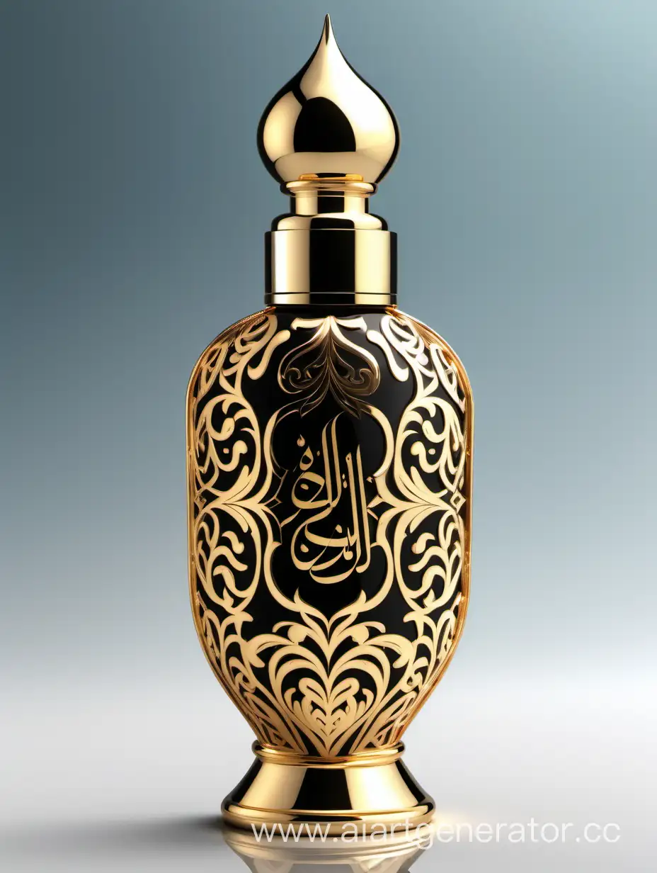 Exquisite-Luxury-Perfume-with-Elegant-Arabic-Calligraphic-Ornamental-Cap