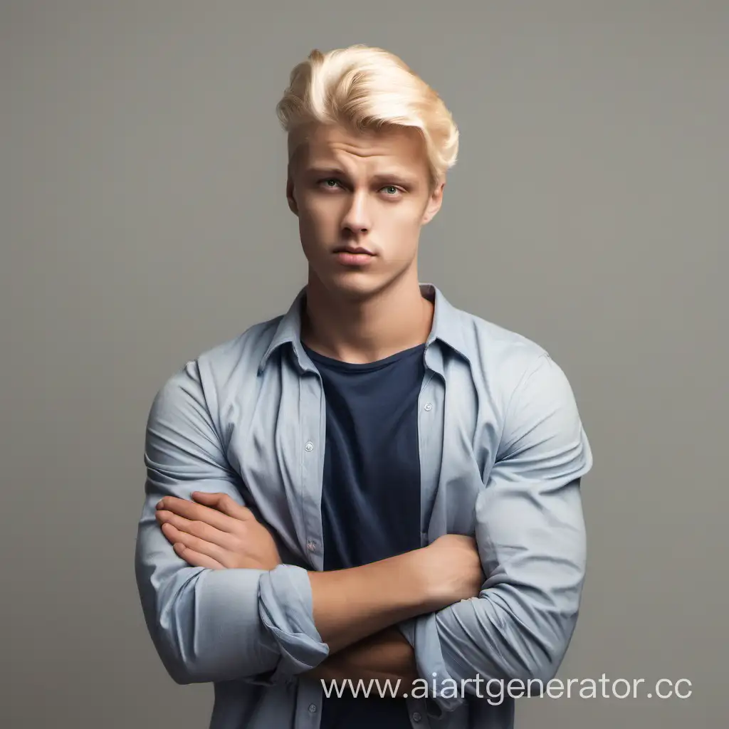 Confident-Blond-Man-Posing-with-Crossed-Arms