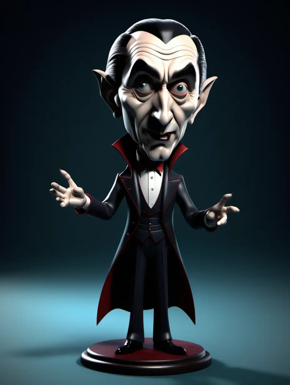 Bela Lugosi Dracula PopUp Art Surrealistic Character Caricature