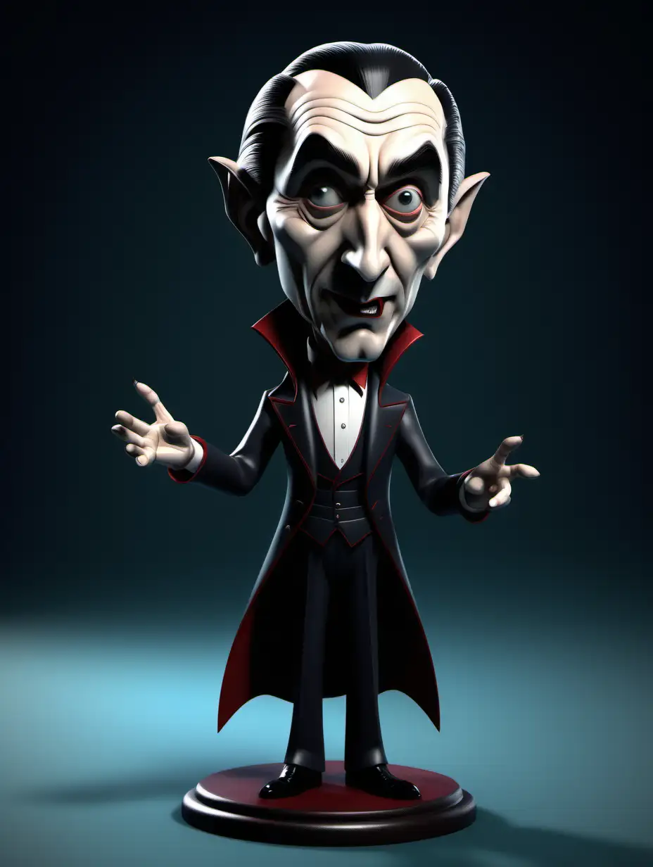 Bela Lugosi Dracula PopUp Art Surrealistic Character Caricature | MUSE AI