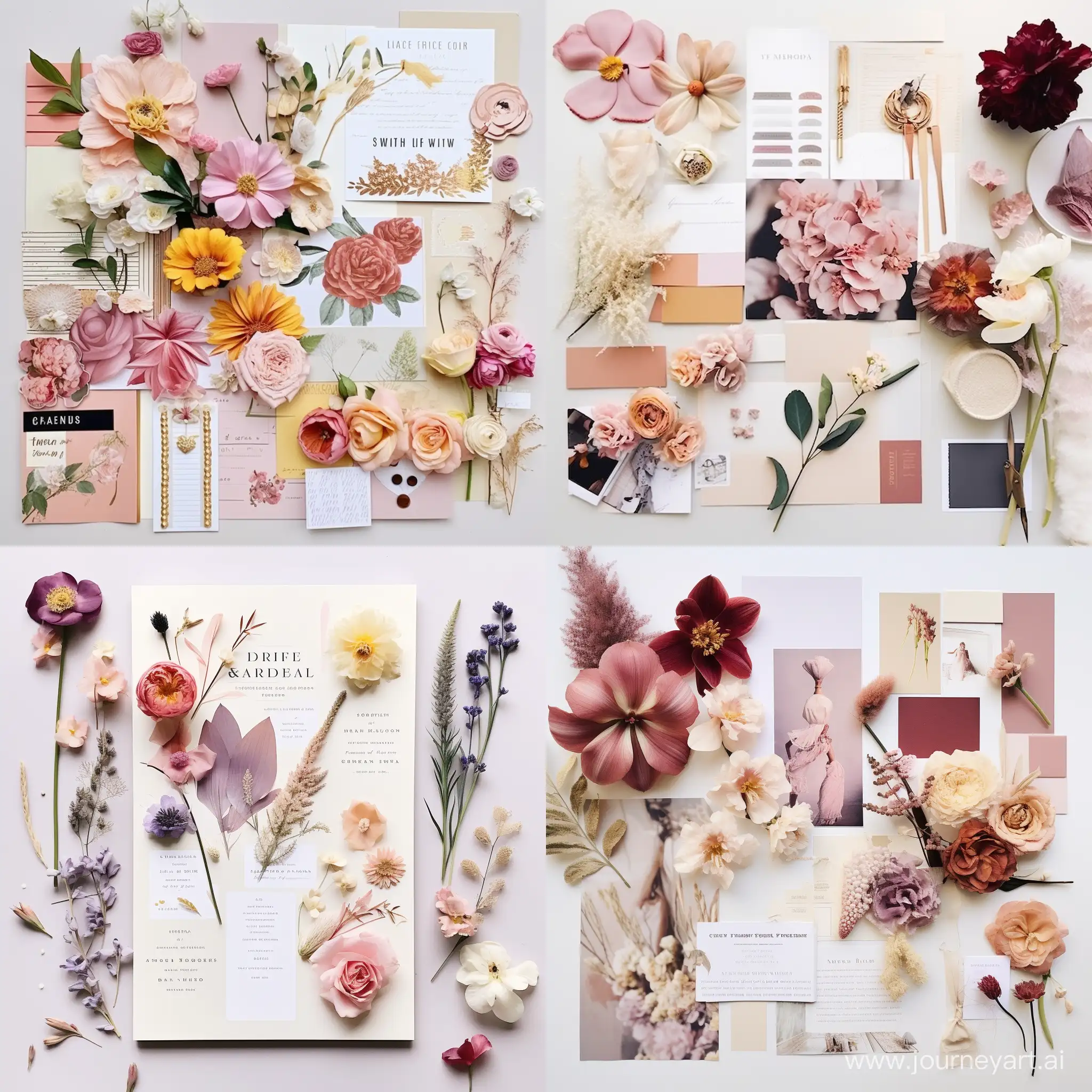 Floral-Harmony-Artful-Collage-of-Brand-Elements-Expressing-Unity