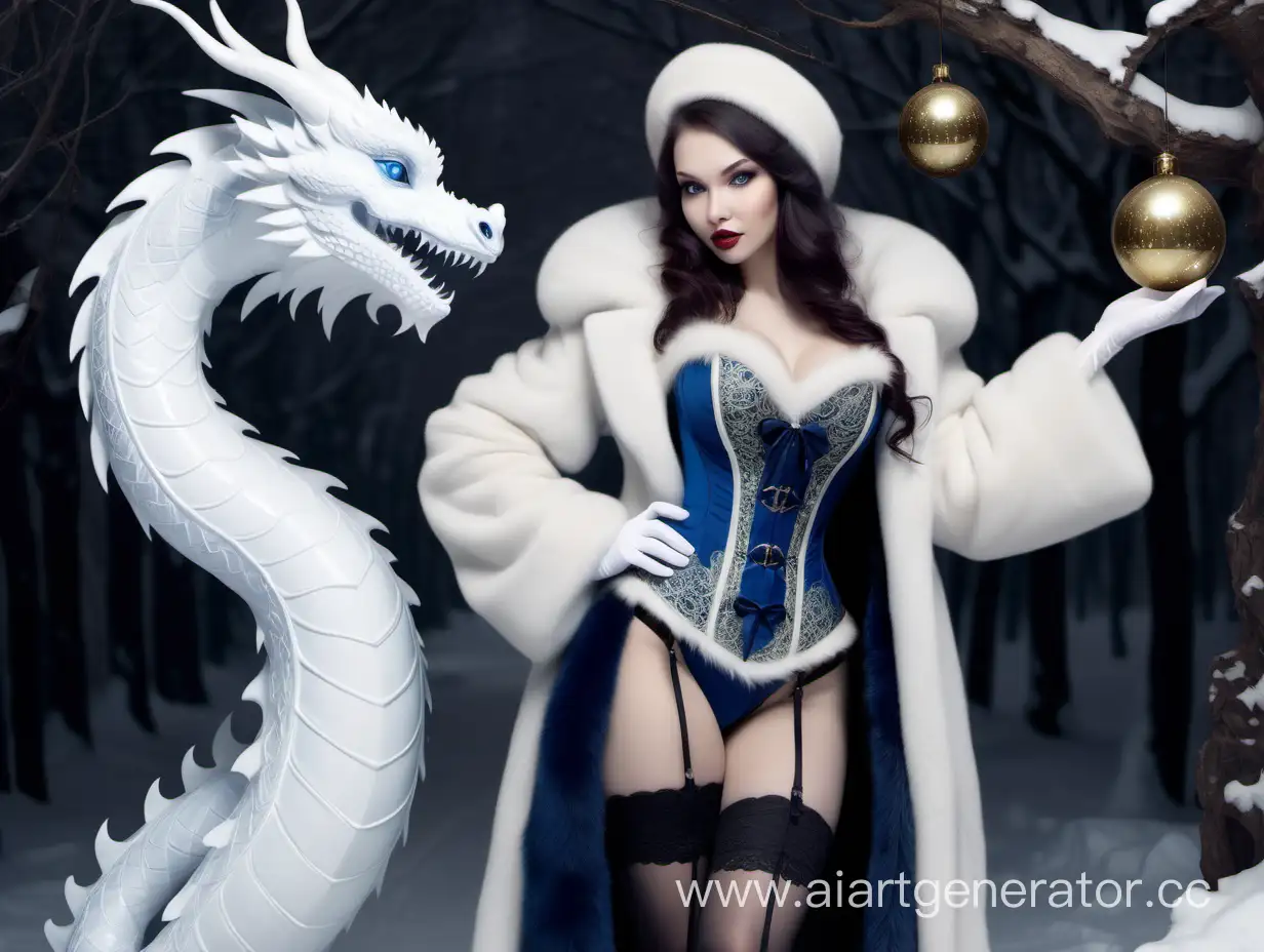 Enchanting-Snow-Maiden-with-Festive-Dragon-Holiday-Elegance