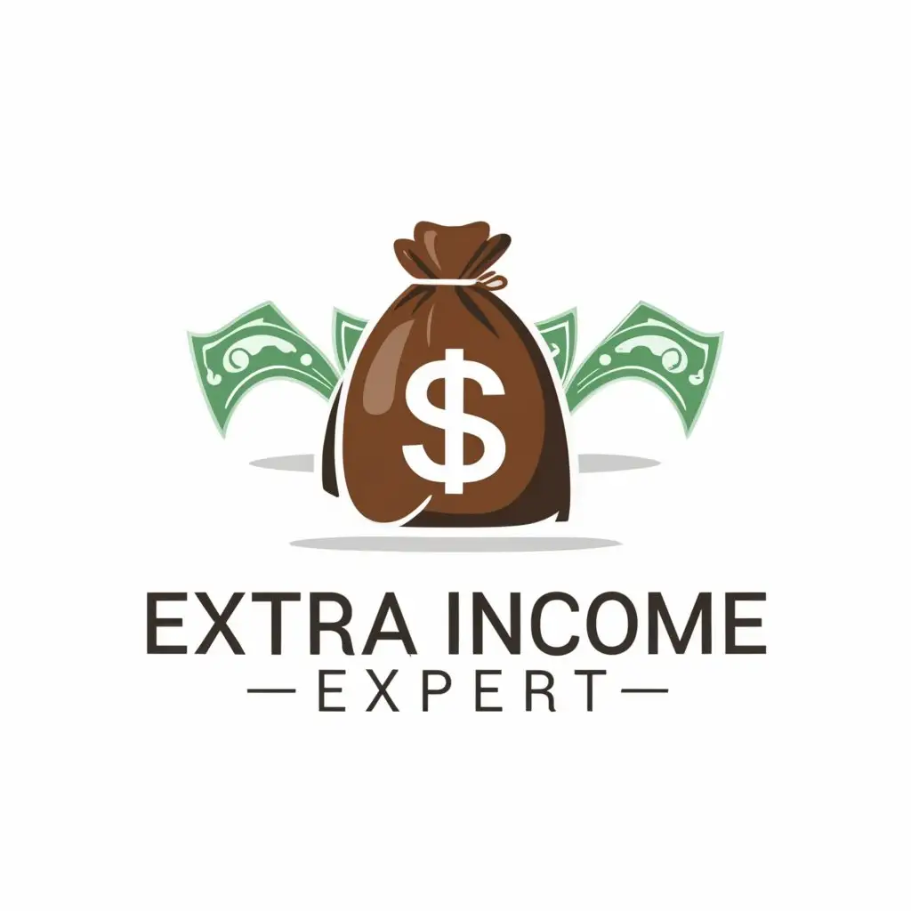 LOGO-Design-For-Renda-Extra-Expert-Dynamic-Money-and-Investment-Symbolism-on-Clear-Background