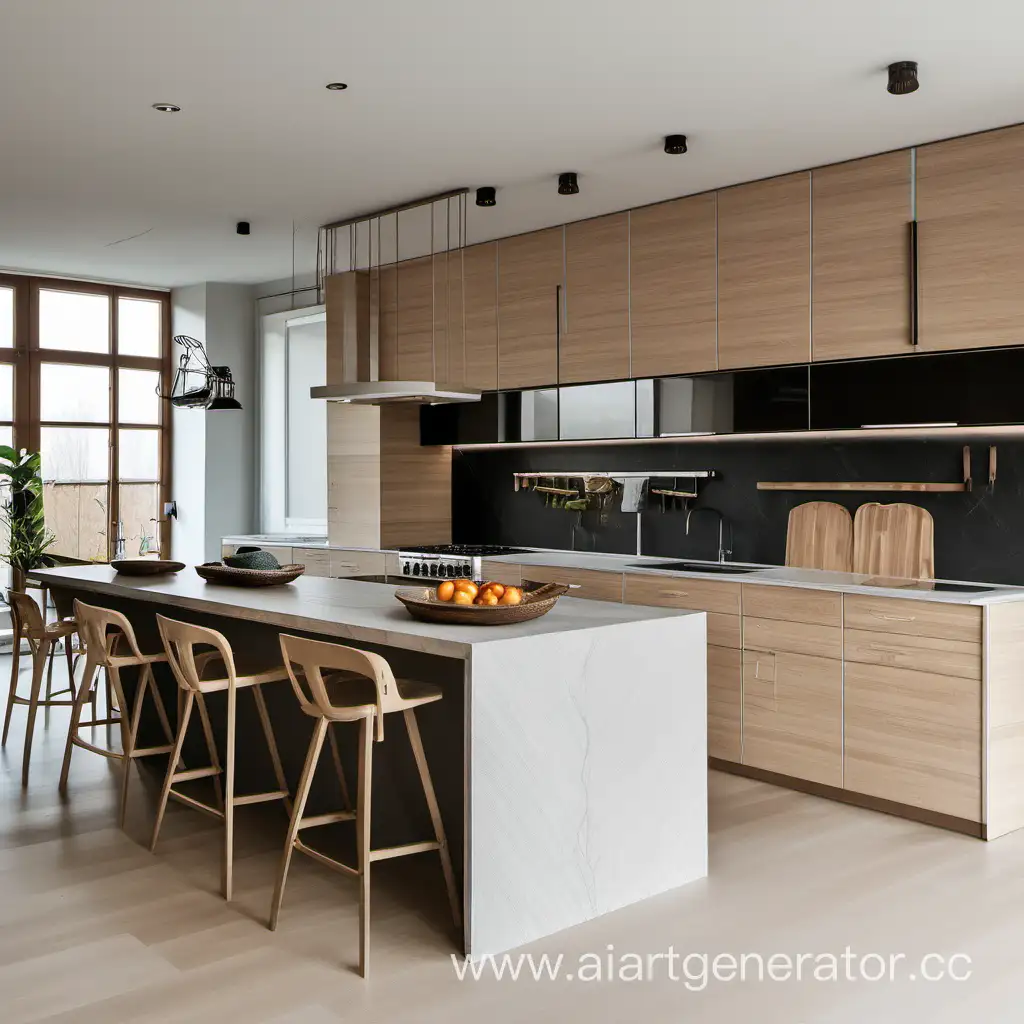 Contemporary-Russian-Kitchen-with-Stylish-Island-Design
