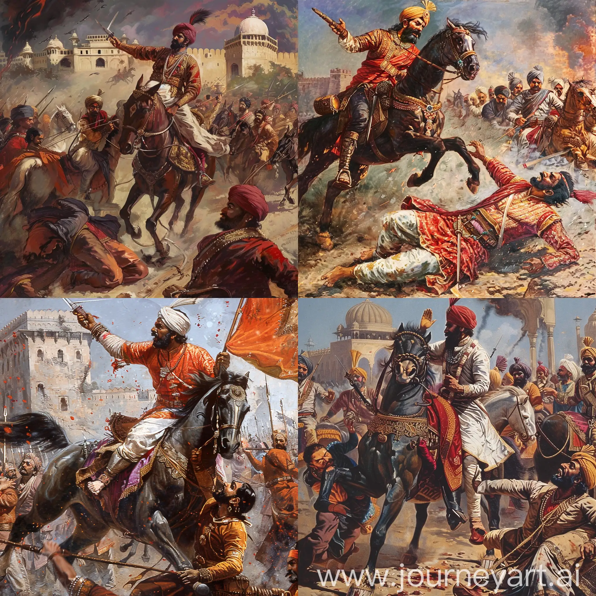 Maharana-Pratap-Triumphs-Over-Akbar-in-Haldighati-War-with-Talwar