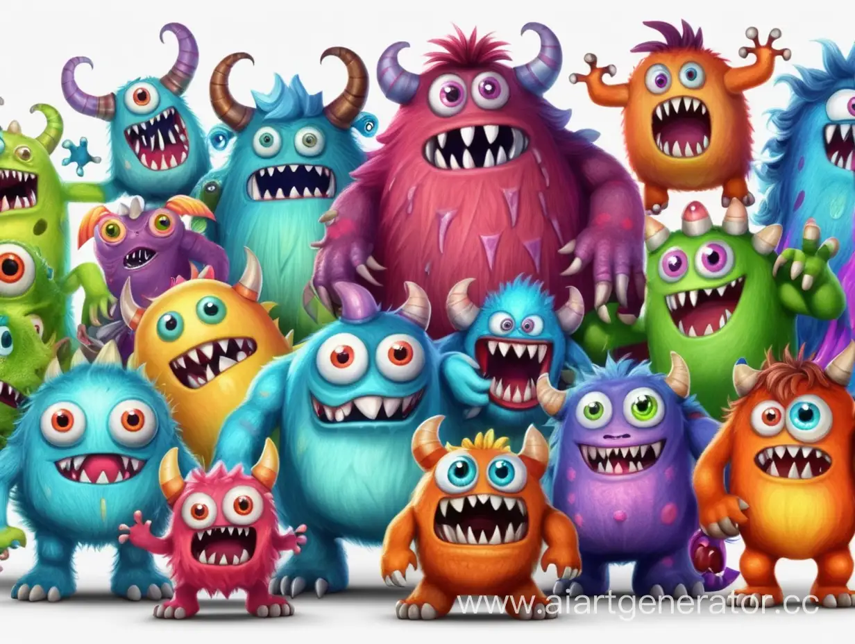Charming-ChildFriendly-Monsters-in-a-Whimsical-Forest