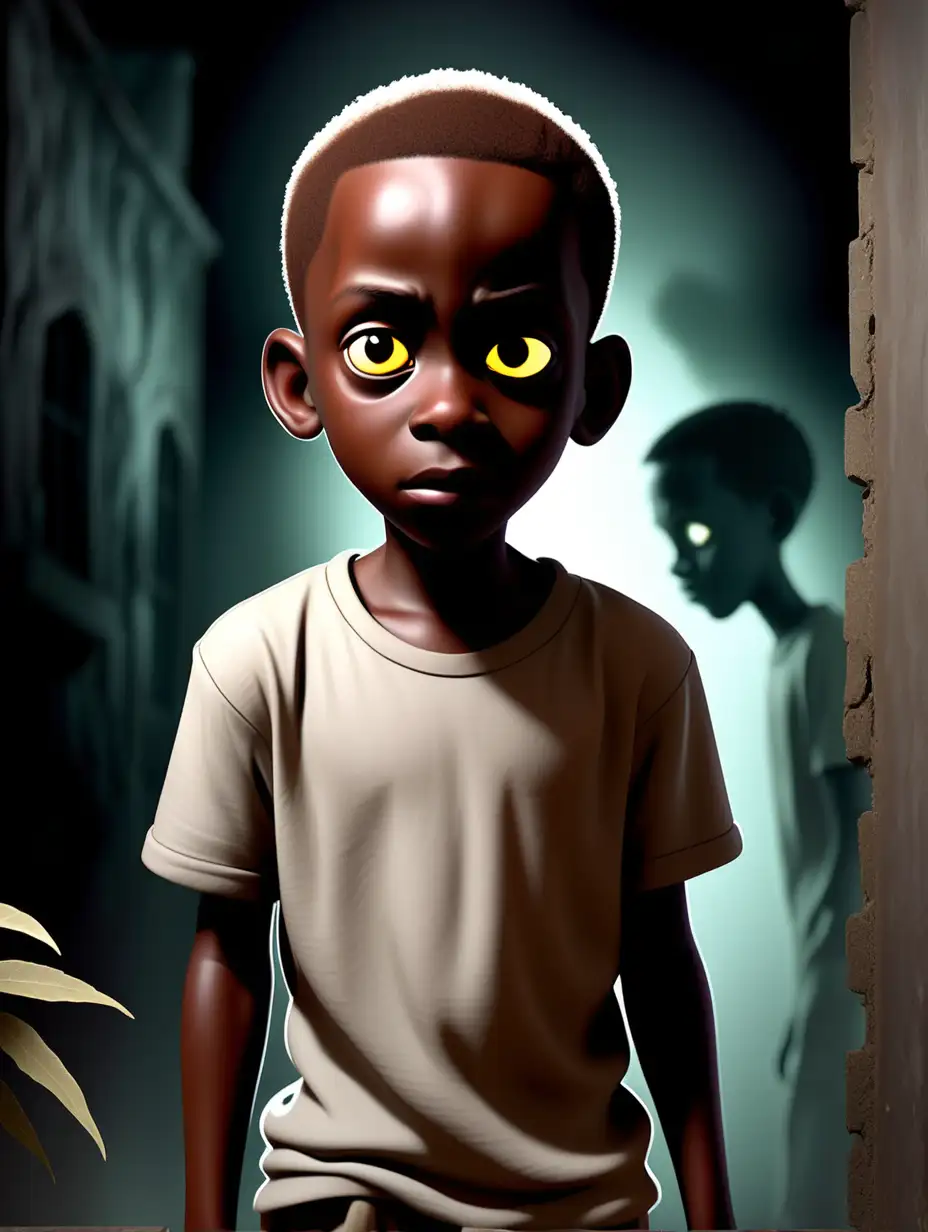 Fearless Young Boy Delroy Fascinated by Ghosts in Jamaican Darkness