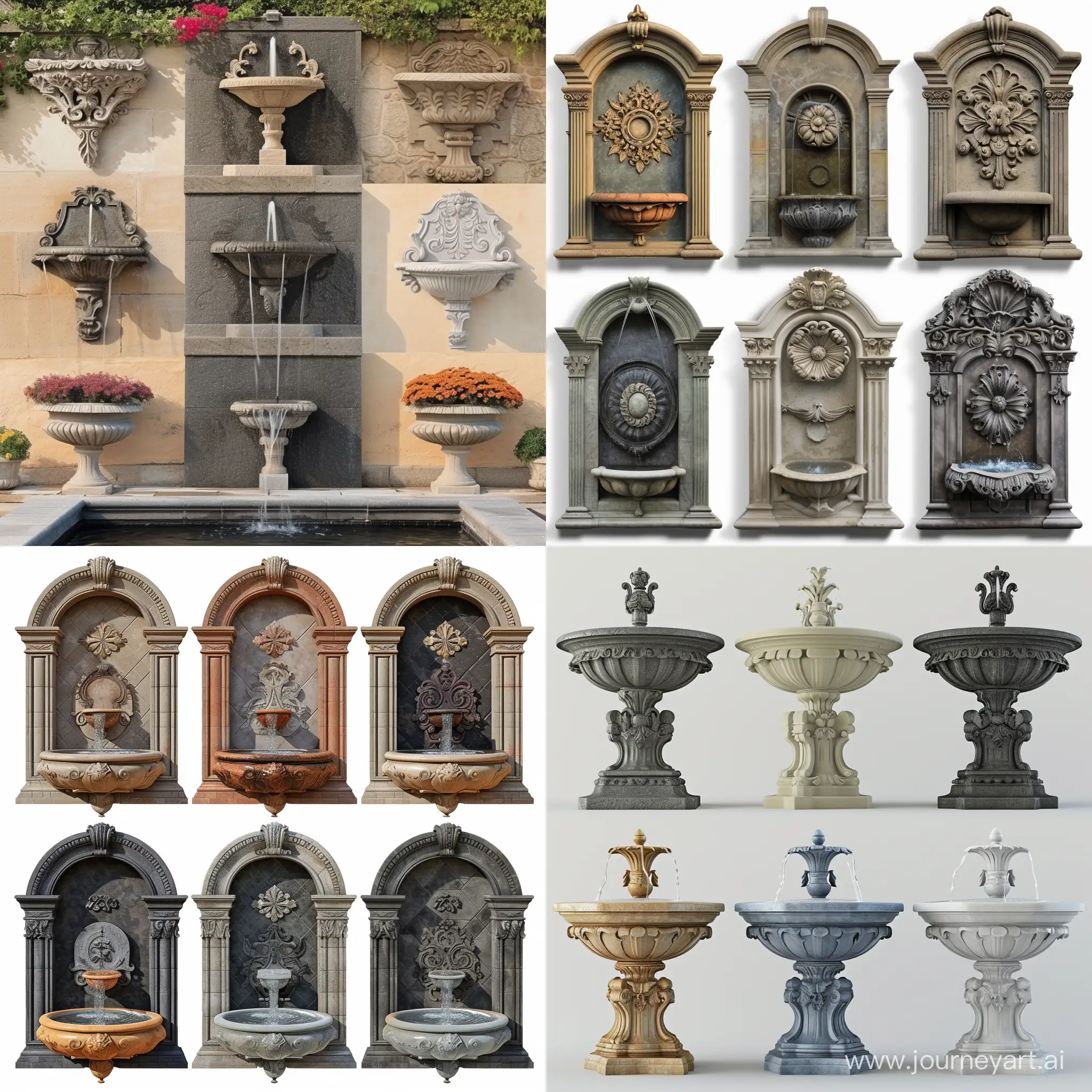Six-Variations-of-Baroque-Wall-Fountain