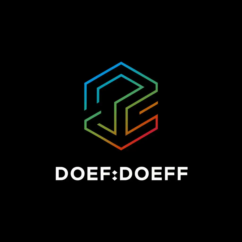 a logo design,with the text 'doefdoef', main symbol:techno,complex,be used in Events industry,clear background