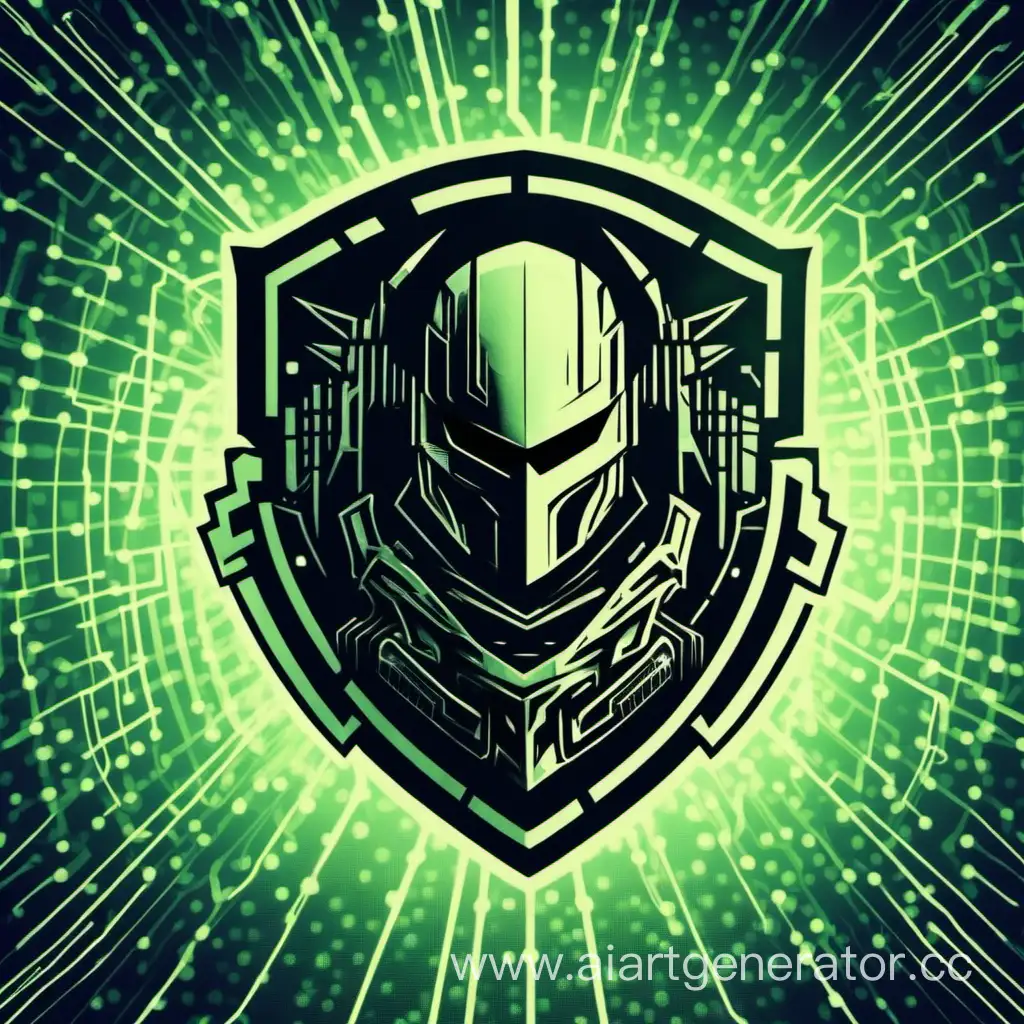 Логотип легион кибер спецназ хакер 