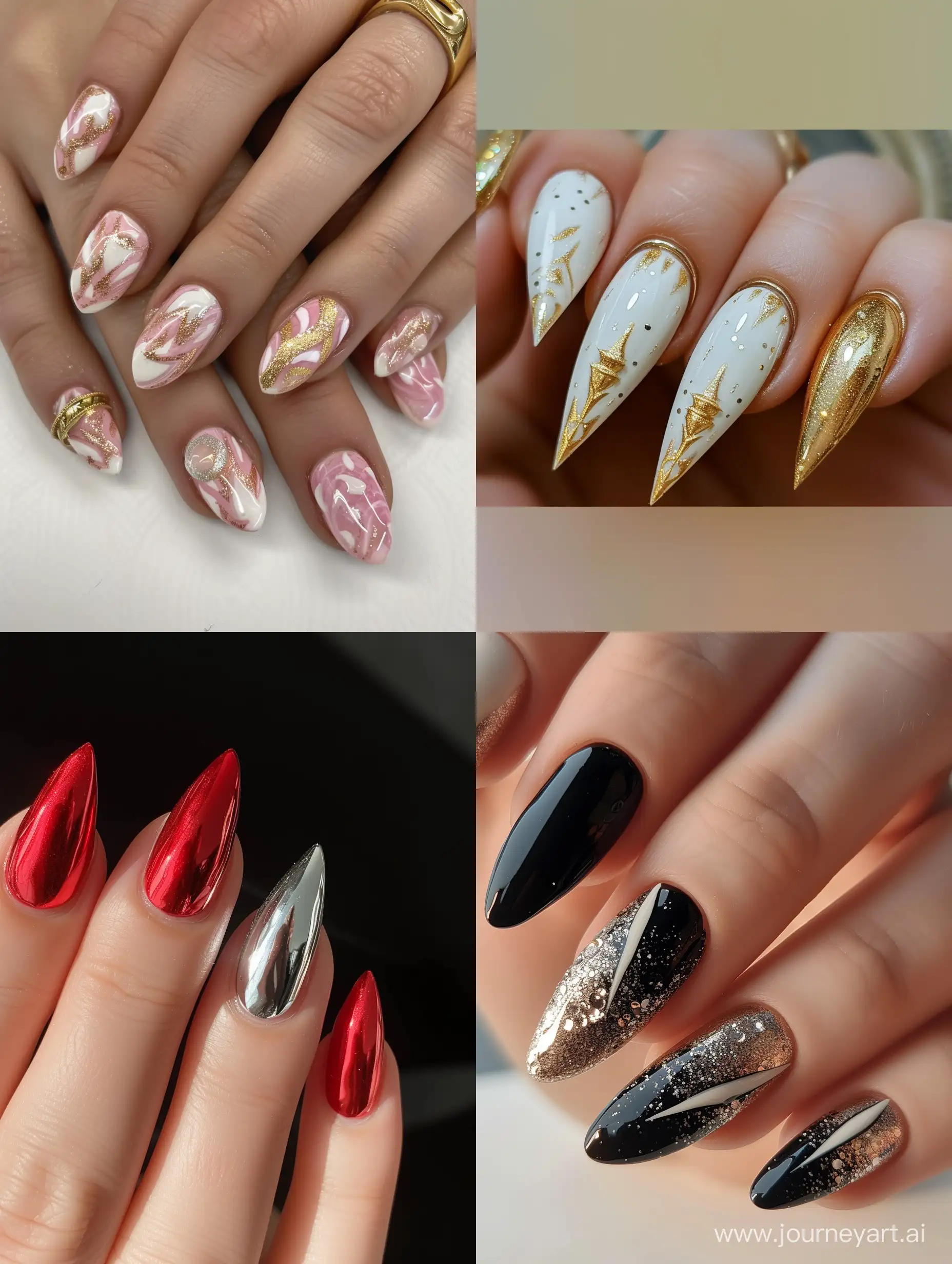 Elegant-Timeless-Manicure-A-Captivating-Blend-of-Artistry-and-Precision