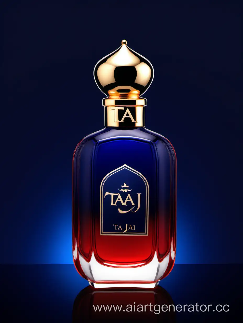 Elegant-Dark-Blue-Red-and-White-Double-Layers-Perfume-with-Zamac-Cop