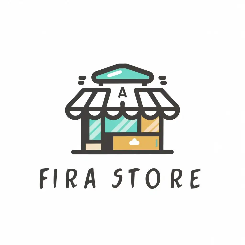 a logo design,with the text "fira store", main symbol:store,Moderate,be used in Finance industry,clear background