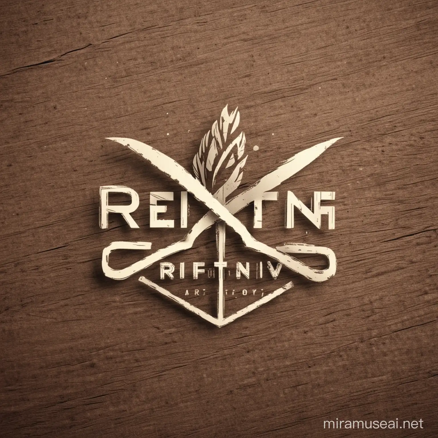 Renting Agricultural Tools Logo Design Farming Implements in a Vibrant Emblem