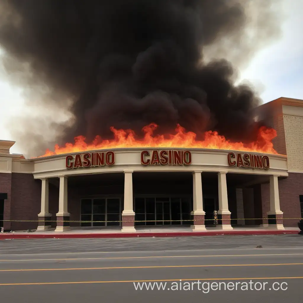 казино горит