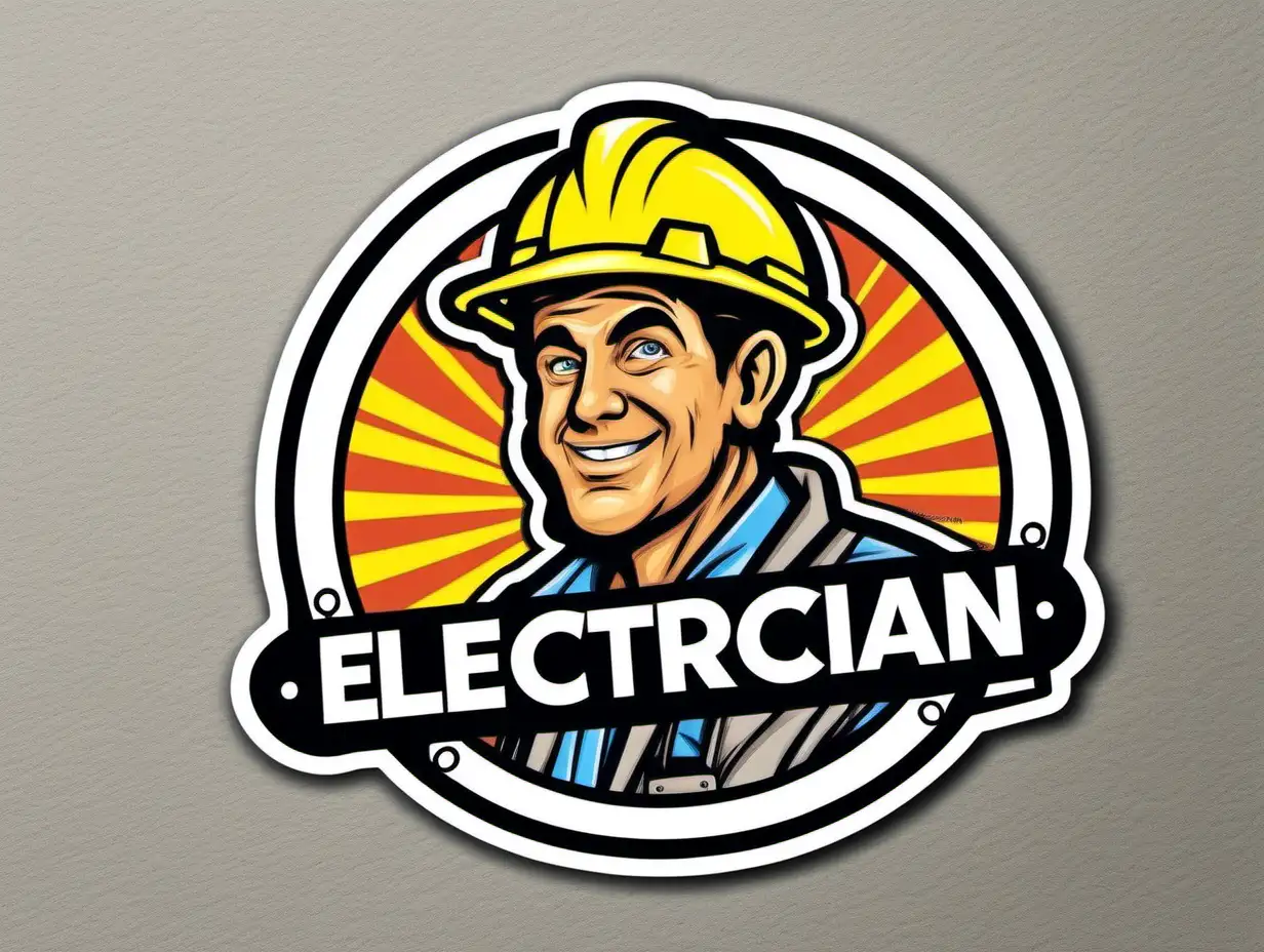 electrician sticker
