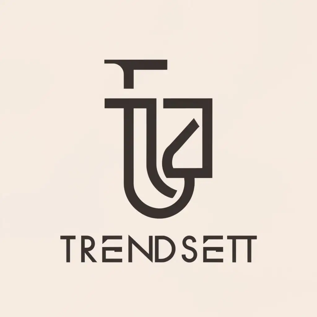 a logo design,with the text "TrendSetGB", main symbol:T,Moderate,clear background