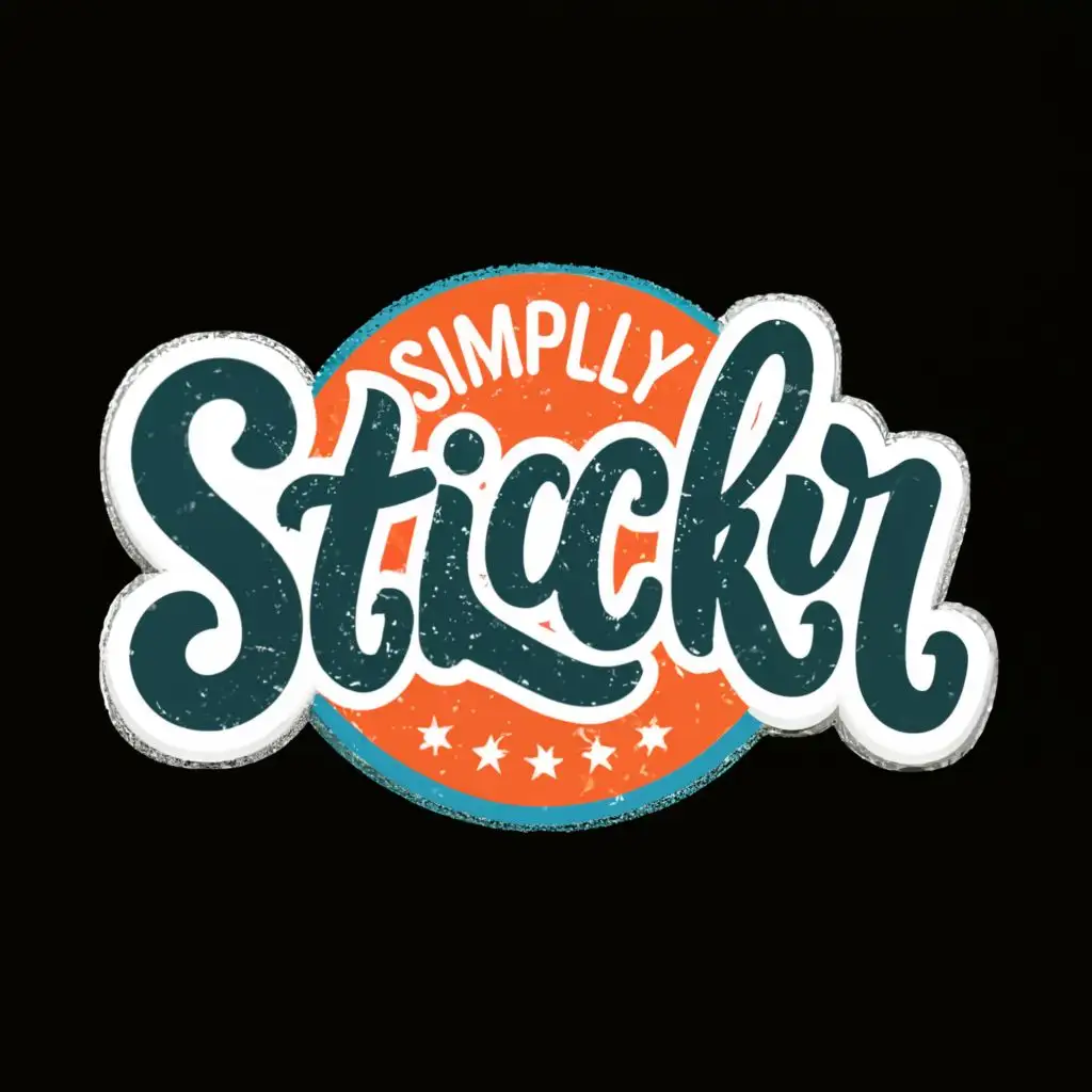 LOGO-Design-For-Simply-Sticker-Vibrant-and-Playful-Typography