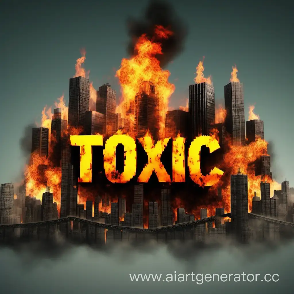 Dramatic-ROBLOXStyle-Burning-City-with-Toxic-Signage