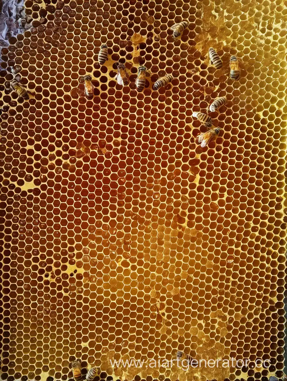 Vibrant-Flocking-Honey-Artwork-Mesmerizing-Swirls-and-Patterns