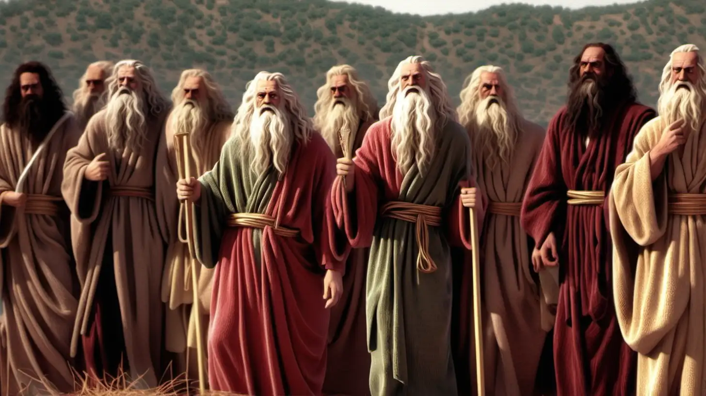 Moses Leading the Israelites Through the Red Sea