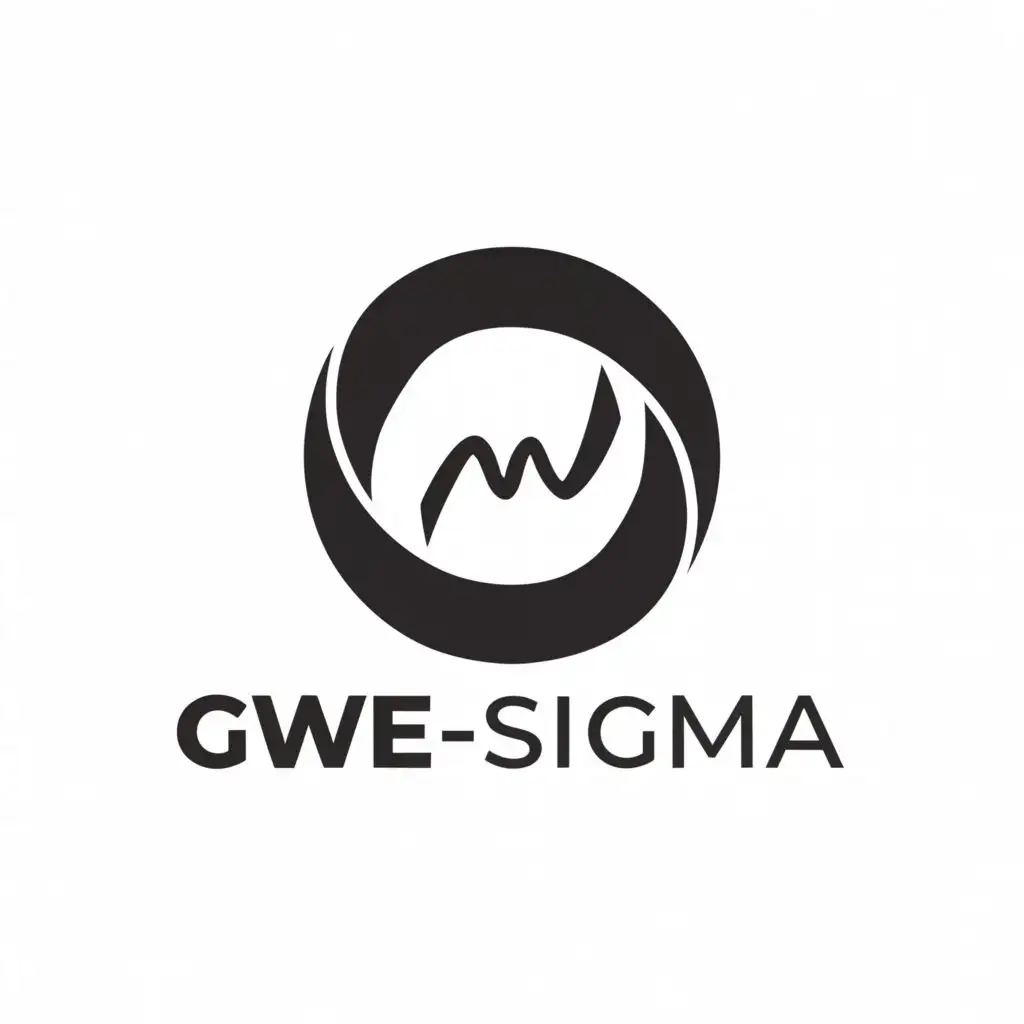 a logo design,with the text "GWE_SIGMA", main symbol:yt,complex,clear background