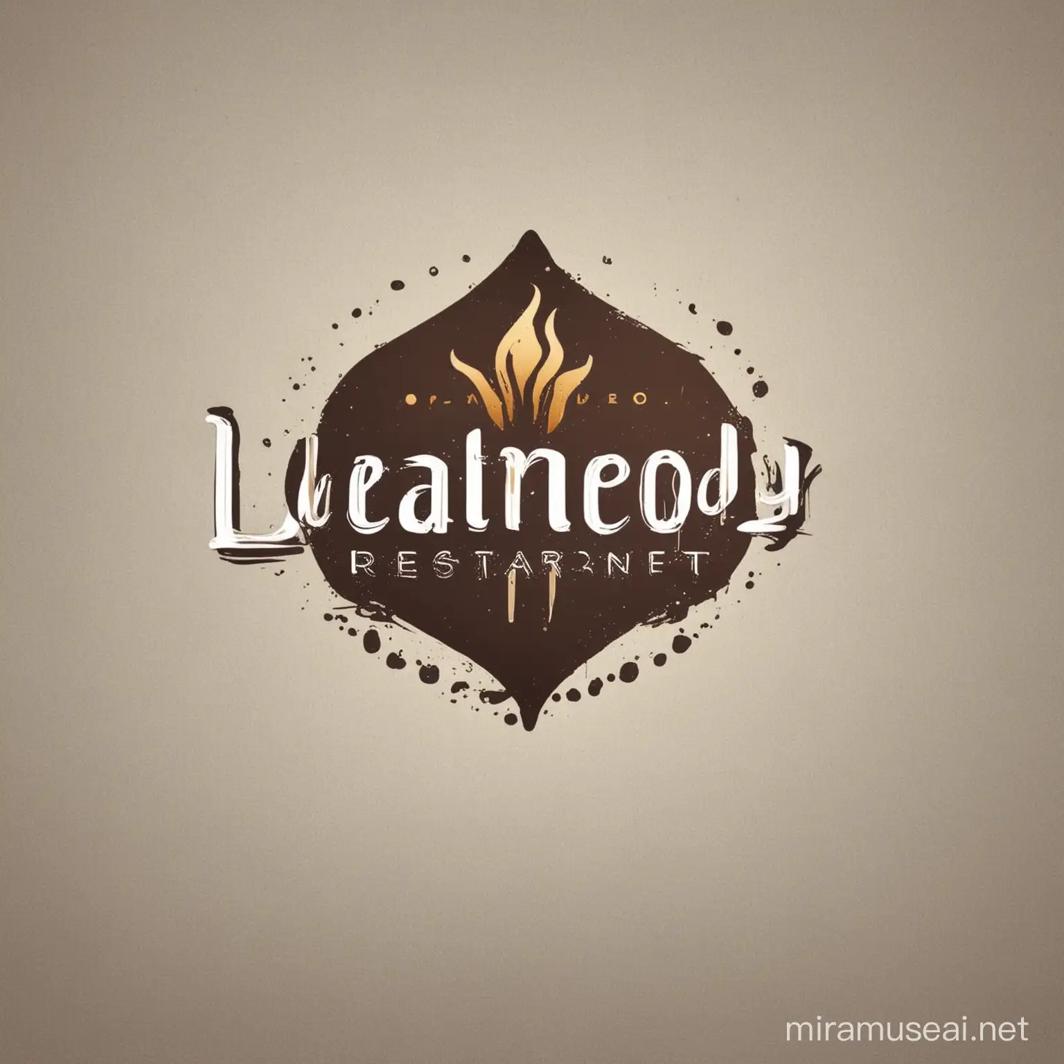 generate a logo for LeadMelody restaurant
