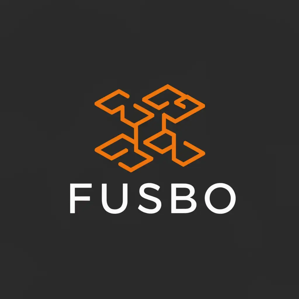 a logo design,with the text "FUSBO", main symbol:Floor Heating and Cooling,Moderate,be used in Real Estate industry,clear background