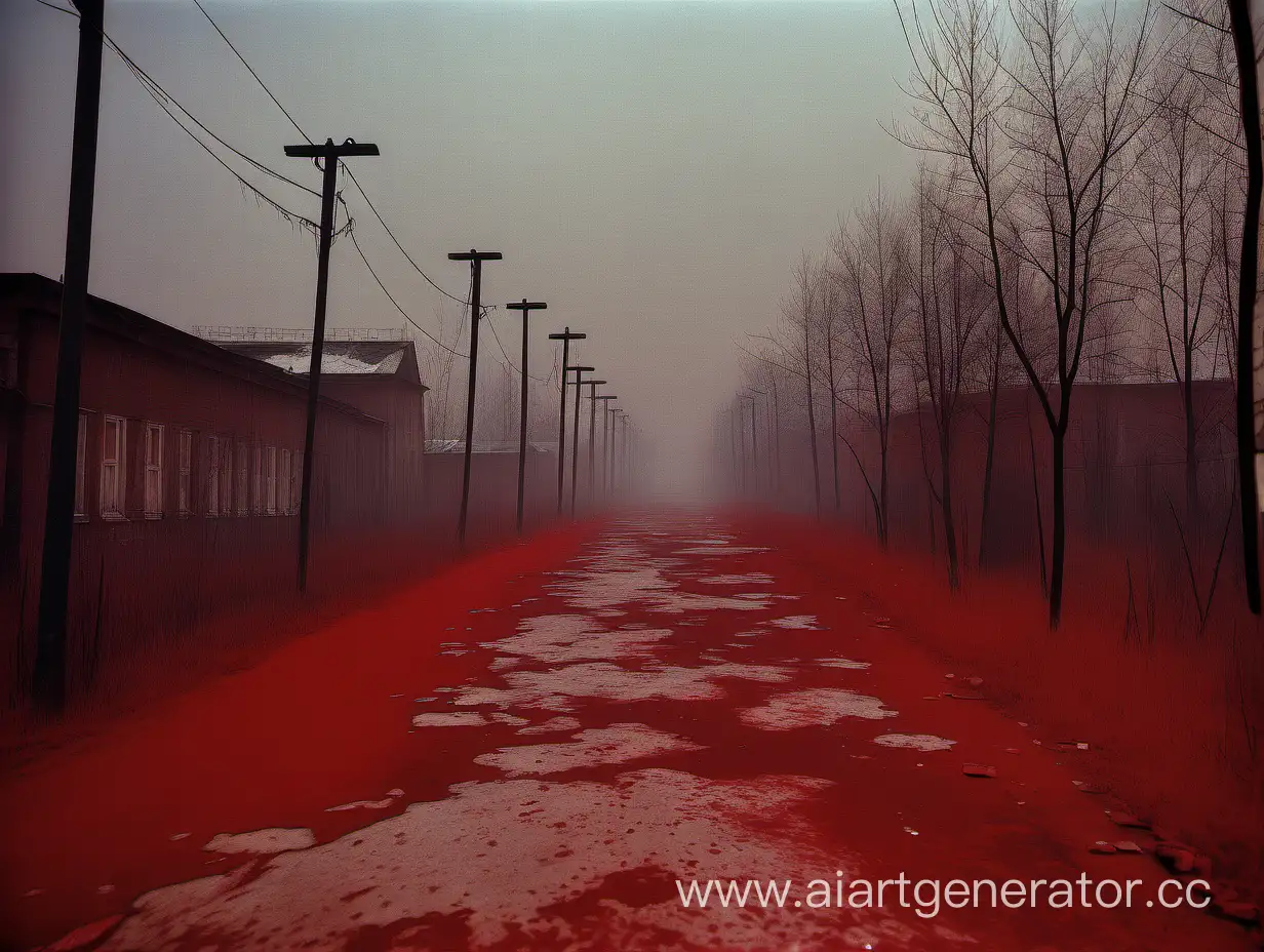 Silent's hill in USSR. Колорит СССР, красные потрепанные тона. Ужасная атмосфера silent's hill 