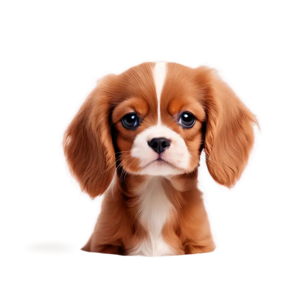 cavalier king Charles spaniel ruby coloured puppy