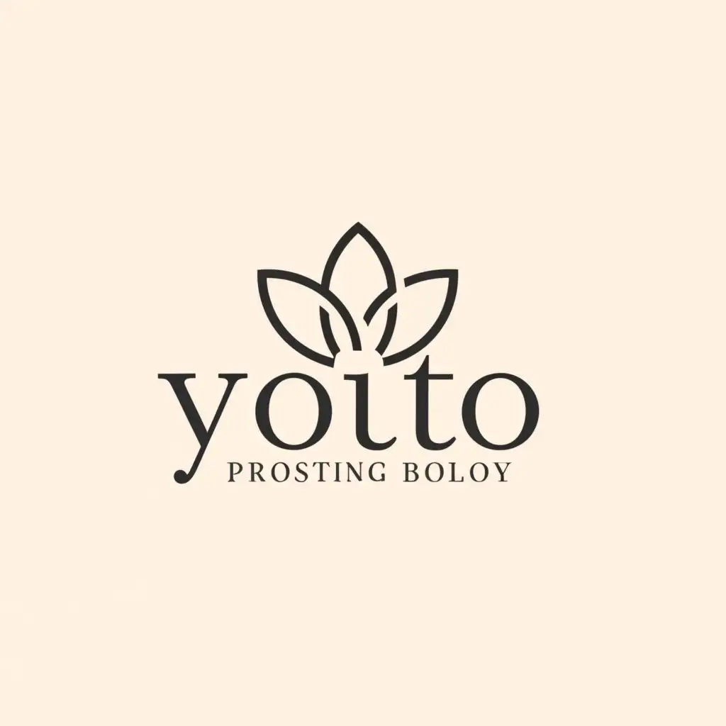 a logo design,with the text "YOUtoo", main symbol:beauty,Minimalistic,be used in Beauty Spa industry,clear background