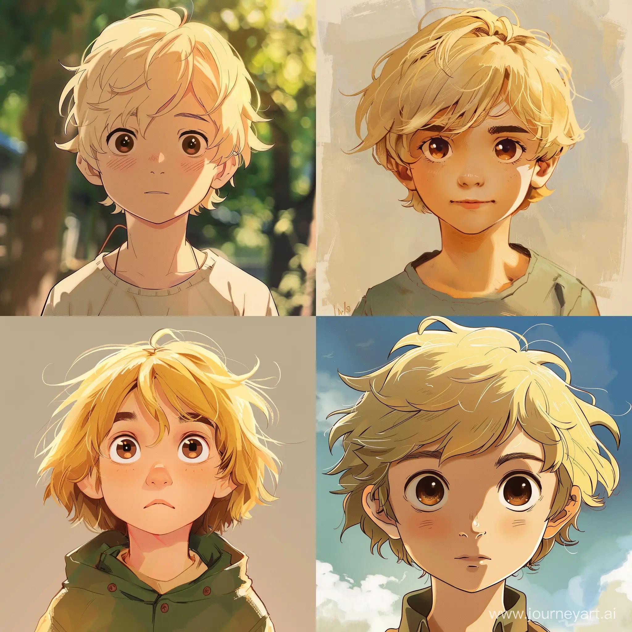 Blonde-Boy-with-Brown-Eyes-in-Retro-Ghibli-Anime-Style