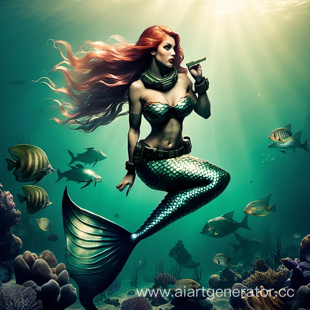 Brave-Military-Mermaid-Defending-Underwater-Kingdom