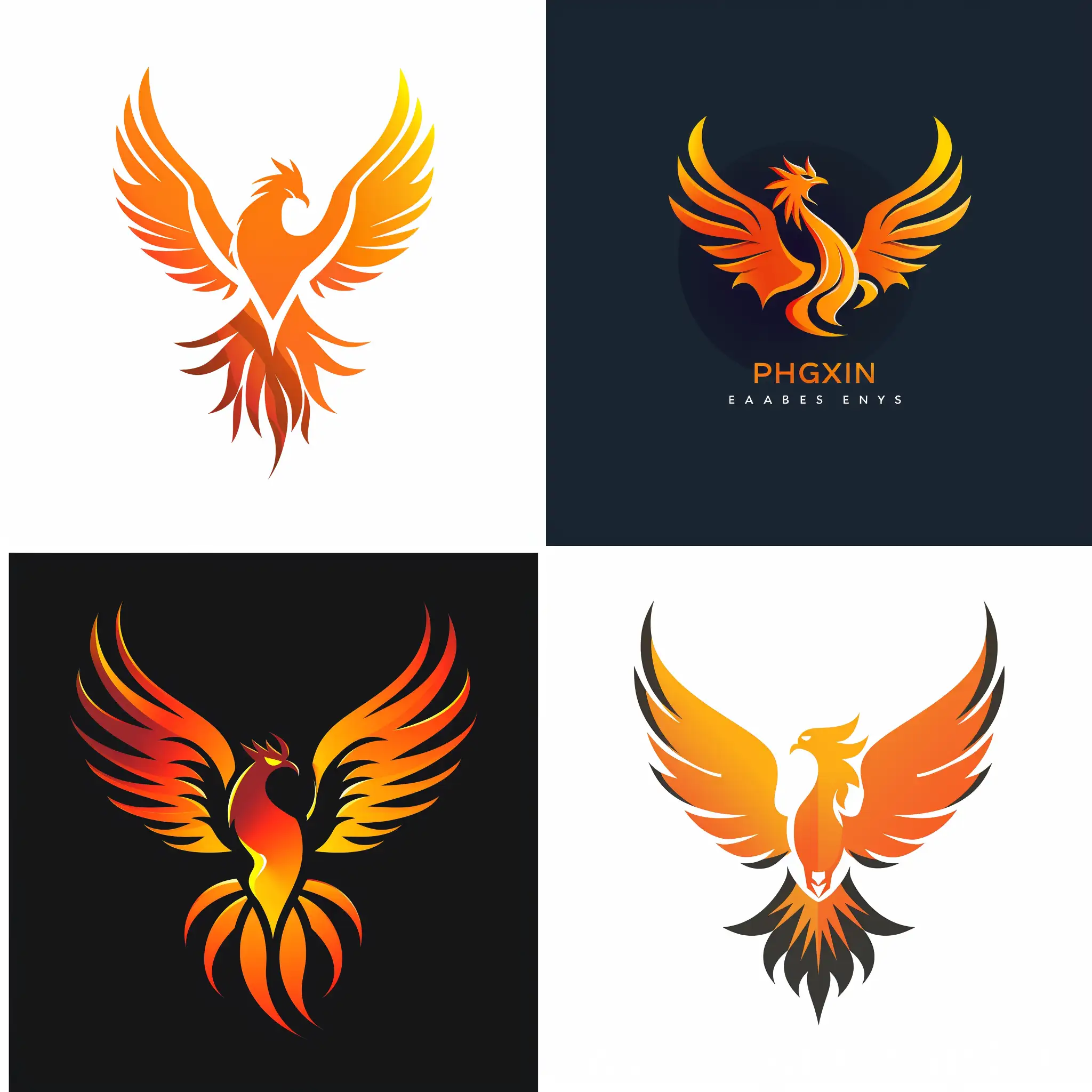 Majestic-Phoenix-Logo-with-Intricate-Details