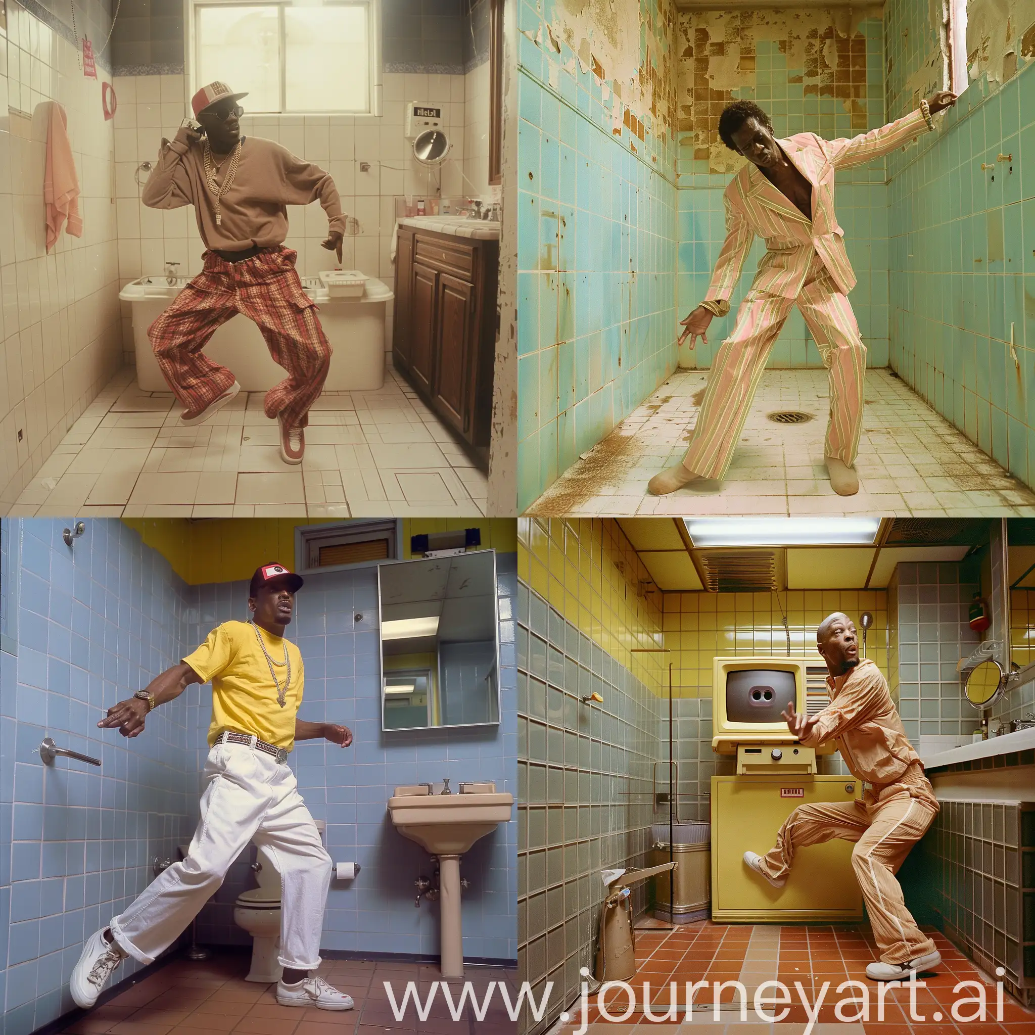 Ken-Carson-Rapper-Dance-in-1990s-Bathroom-VHS-Style