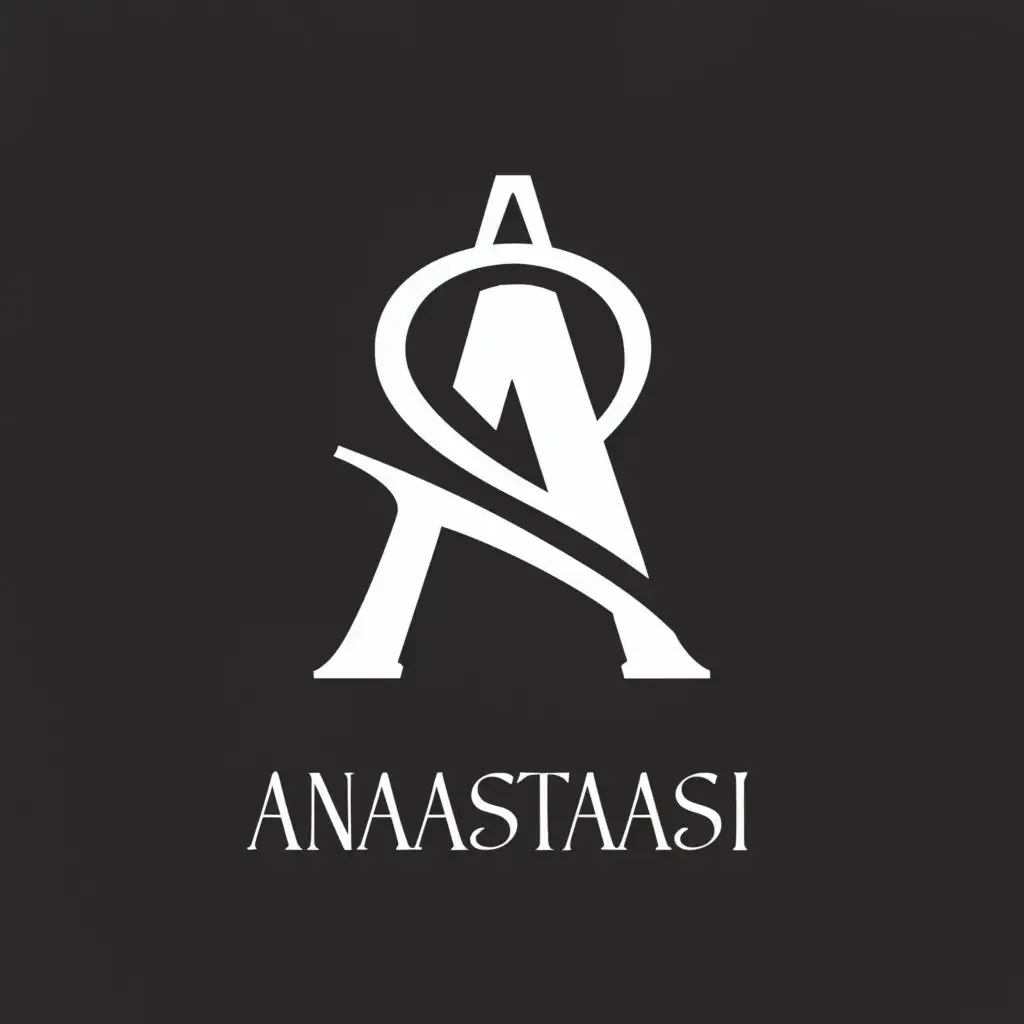 a logo design,with the text "Anastasia", main symbol:A,Minimalistic,be used in Religious industry,clear background