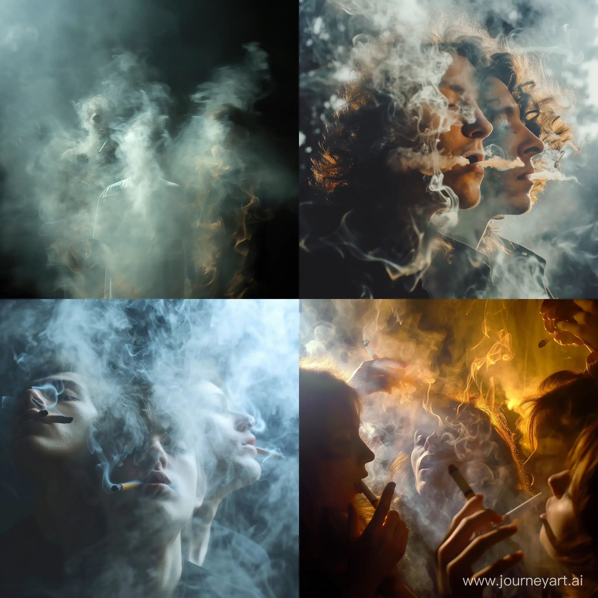 Social-Gathering-with-Enigmatic-Smoke-Patterns