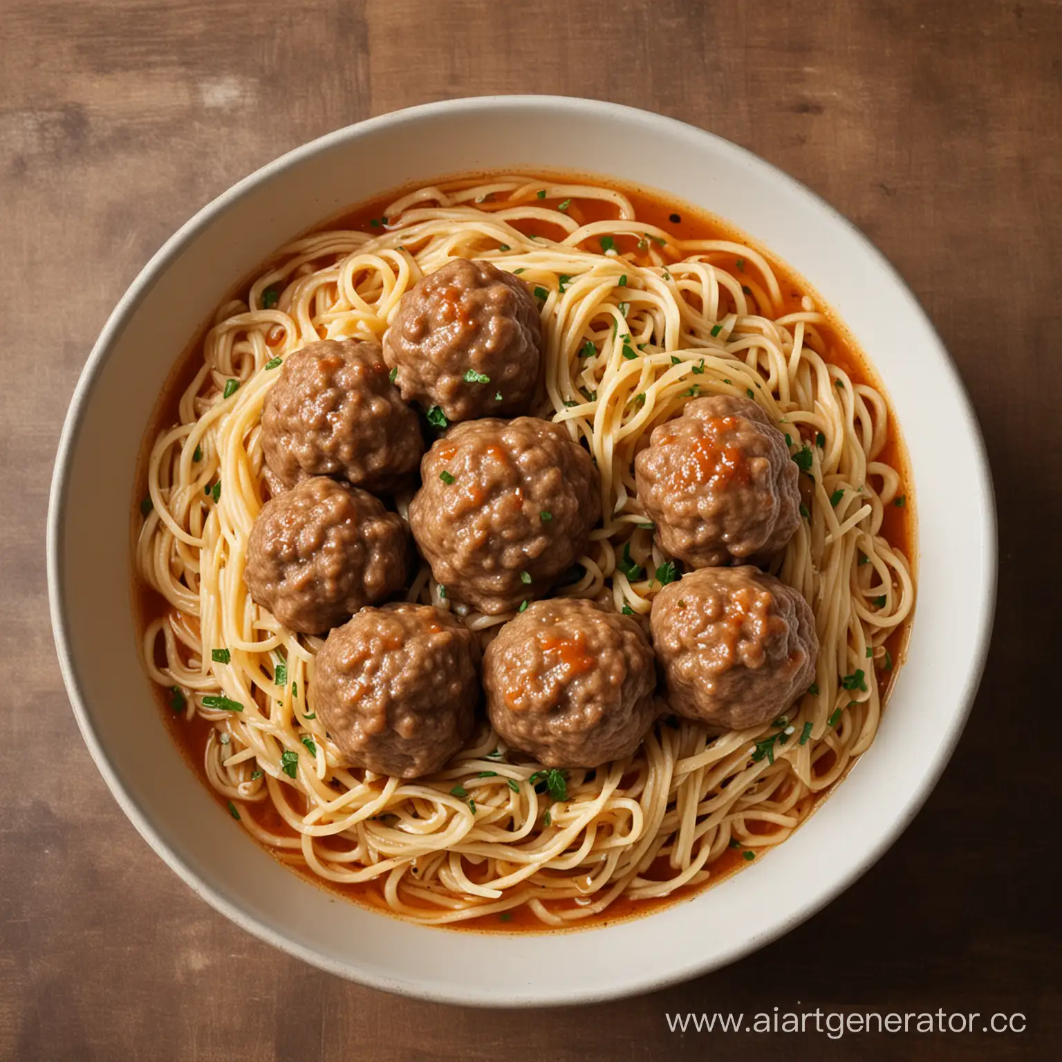 Hearty-Meatball-Noodle-Dish-in-Deep-Bowl