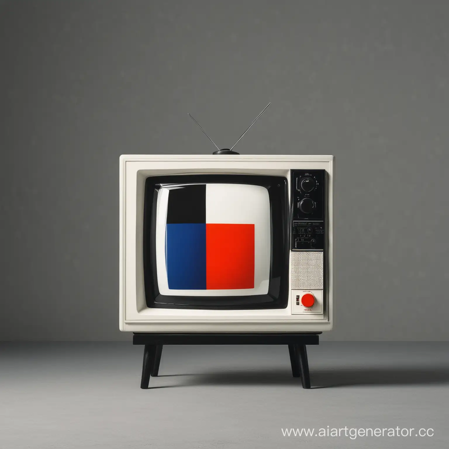 Abstract-Television-World-Inspired-by-Malevichs-Era