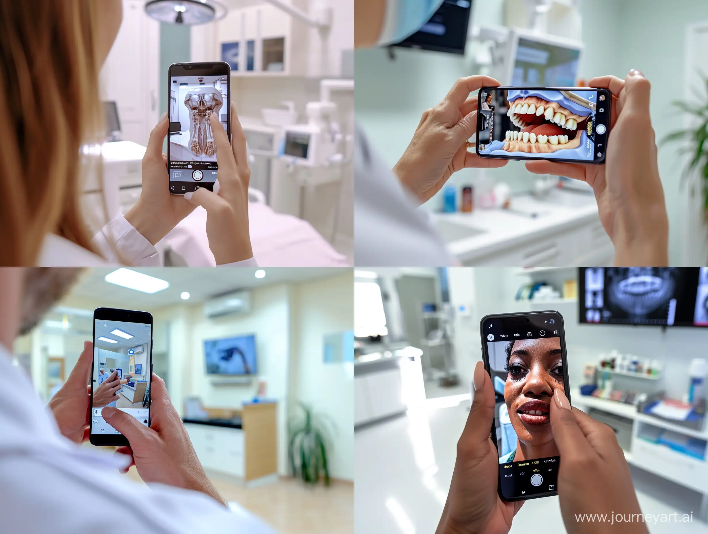 пациент записывается на прием в клинику через приложение на мобильном телефоне, фотореализм, фотография, детализация, 