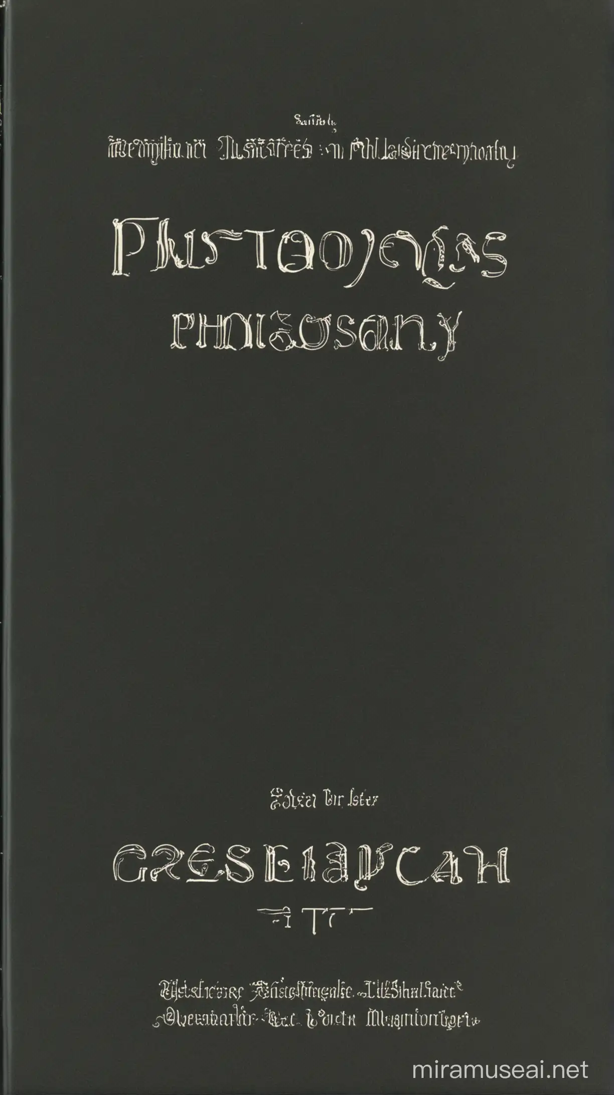 German Masters in philosophy Book cover 1970